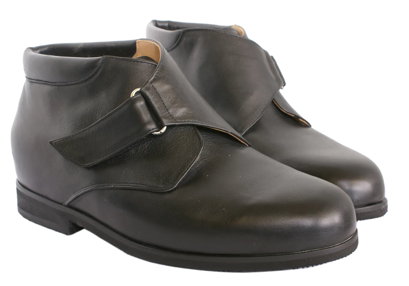 Bottine scratch — cuir noir